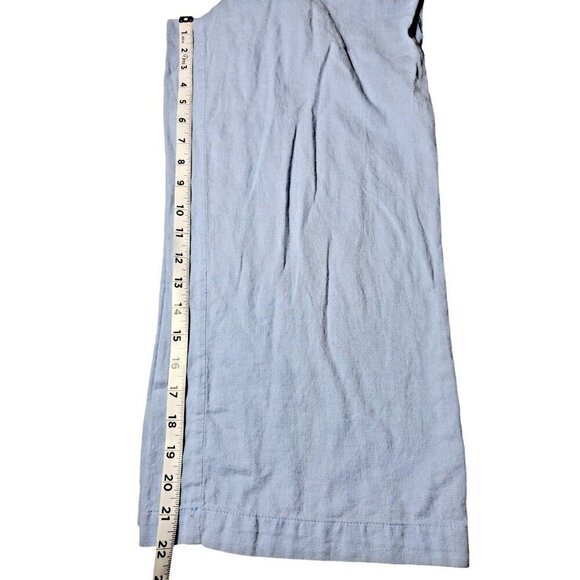 ZARA Women's Linen Blend Jumpsuit with Ruffle Trim - Size S - Picture 10 of 11